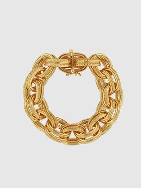 Annie Bing Gold Multi-Link Statement Bracelet